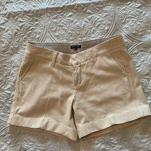 Dear John size 30. Cream and khaki cuffed dress shorts.